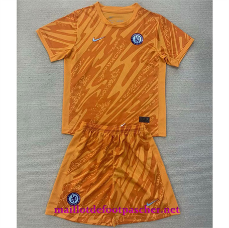 Maillot de foot Chelsea Enfant Gardien de but Orange 2024/2025