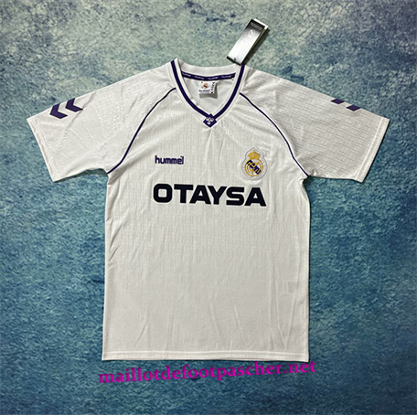 Mode‎ Maillot foot Retro Real Madrid Domicile 1990-92 Discount Grossiste