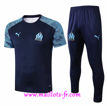 Ensemble Training Marseille + Pantalon Bleu 2019/2020