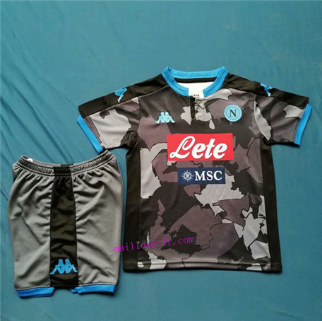 Nouveaux 2020/2021 Maillot de foot Napoli Enfant Noir