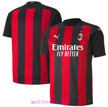 Serie A Nouveau Maillot foot AC Milan Domicile 2020/2021 Saison Manche Courte Homme