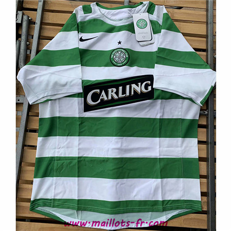  Classique Maillot foot Celtic Domicile 2005-06 Saison Manche Courte Homme