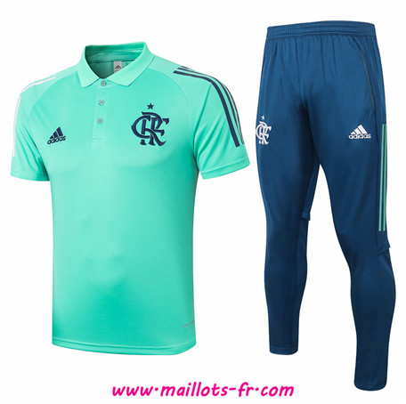 les nouveaux Ensemble Polo Flamengo + Pantalon Vert 2020/2021