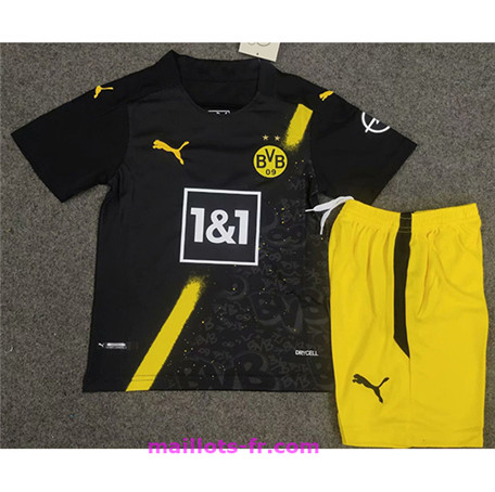 Maillot foot Borussia Dortmund Enfant Exterieur 2020 2021