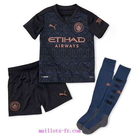 : Officiel Nouveau Maillot de foot Manchester City Enfant Exterieur 2020 2021