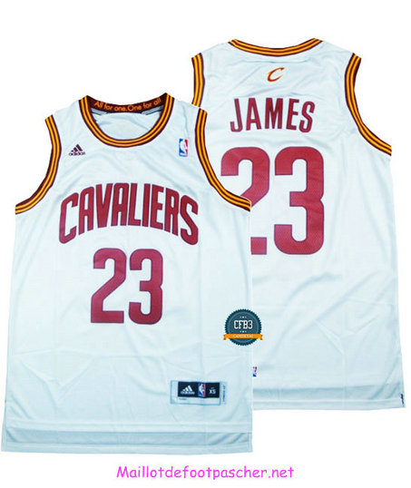 LeBron James, Cleveland Cavaliers - Blanc